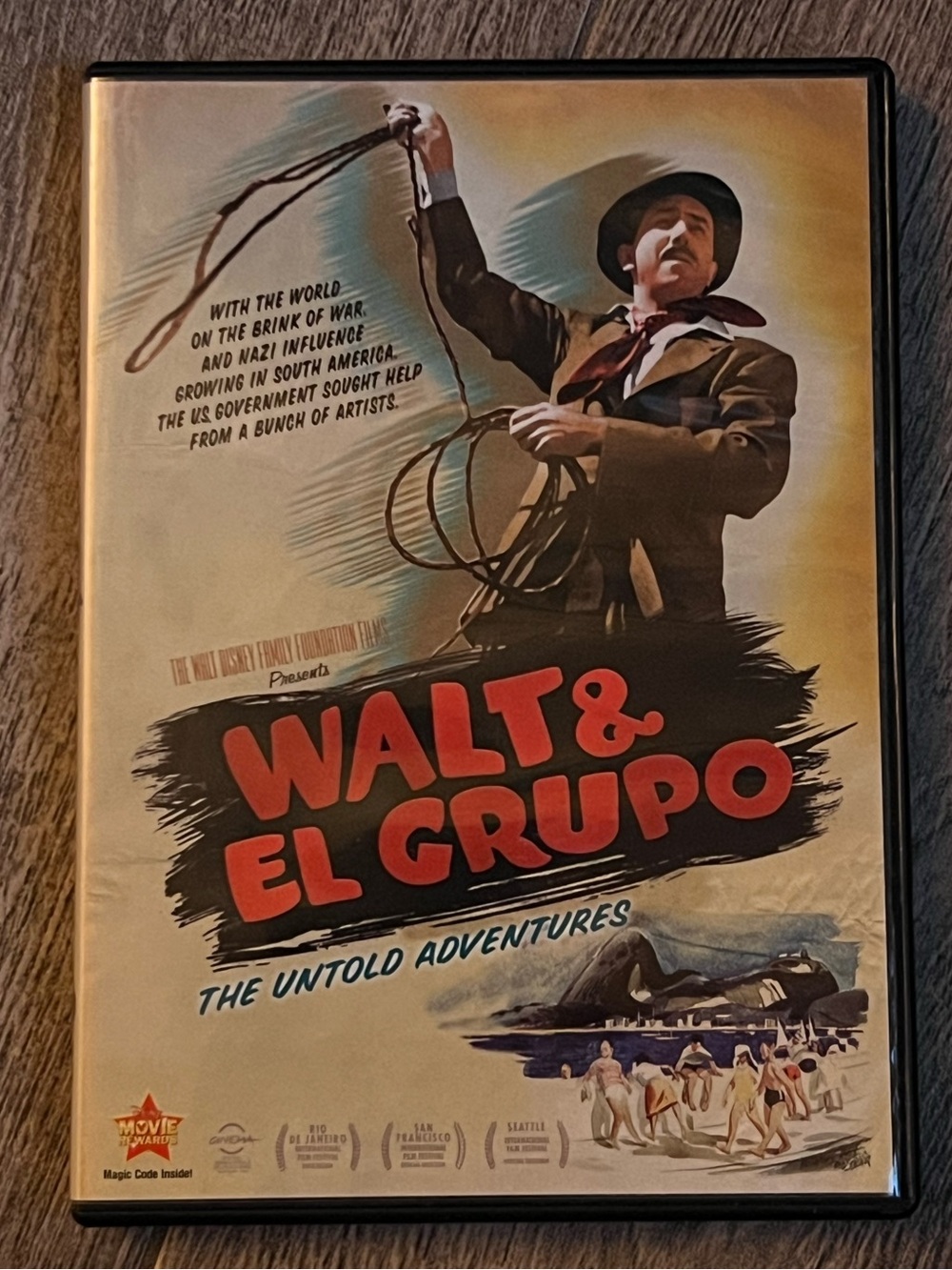 Walt & El Grupo DVD Disney Documentary South America WWII History Film
